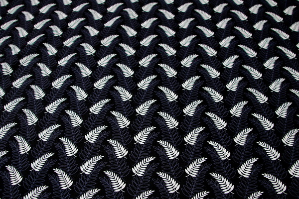 Silver Fern Symbol Kiwiana Cotton