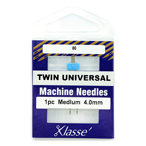 Size 80/4.0mm Twin Universal Machine Needle