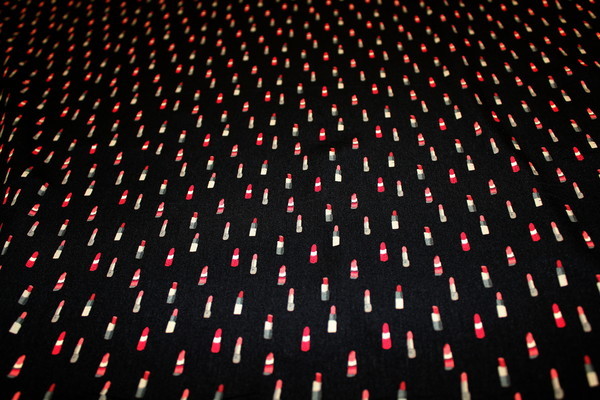 Lipstick Heaven Printed Polyester