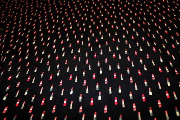 Lipstick Heaven Printed Polyester