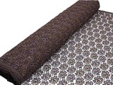 Copper & Mauve Sparkle Guipure Lace