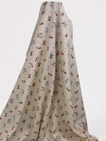 * REDUCED * Book-Lover Printed Cotton