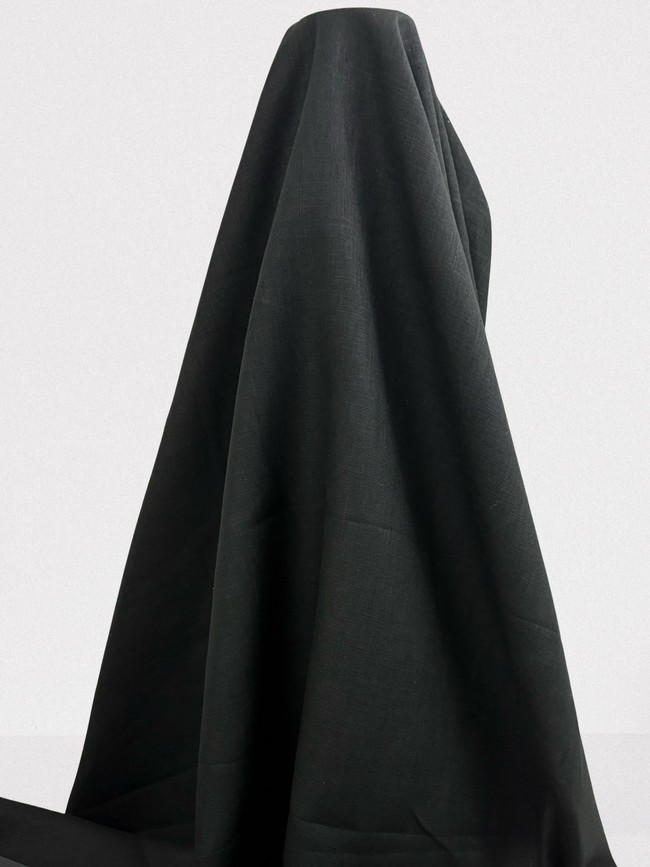 Black 100% Linen