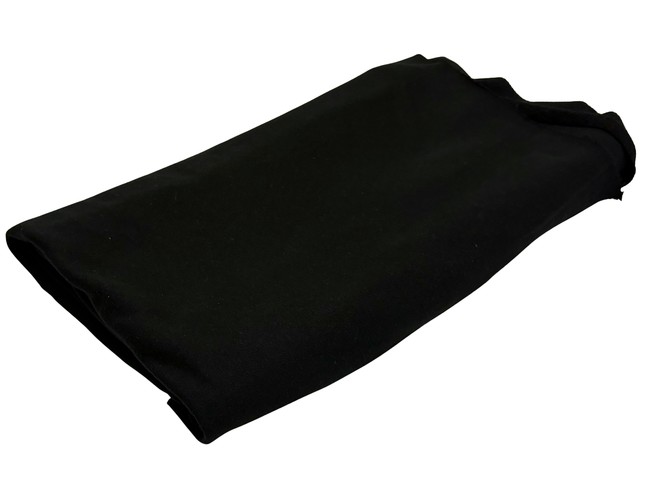100% Cotton Black French Terry
