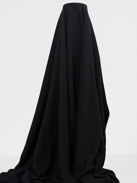 100% Cotton Black French Terry