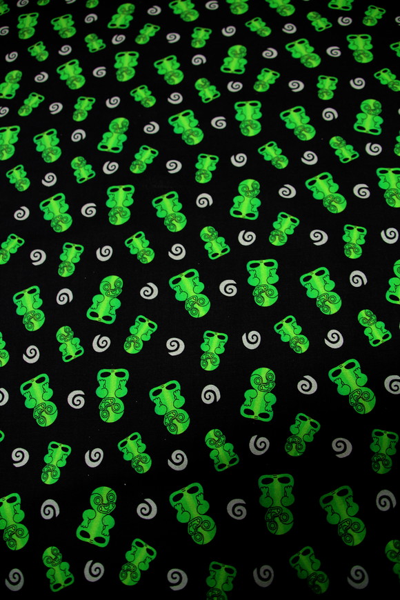 Tiki & Koru Kiwiana Cotton