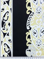 Beige, White & Grey on Black Traditional Designs of Aotearoa