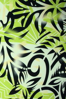 Green Tones Pasifika Digital Printed Mini Matt