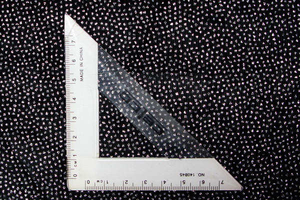 Silver Embossed Black Pin-Corduroy