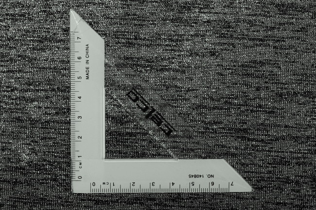 Charcoal Marle Foiled Knit