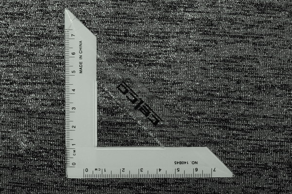 Charcoal Marle Foiled Knit