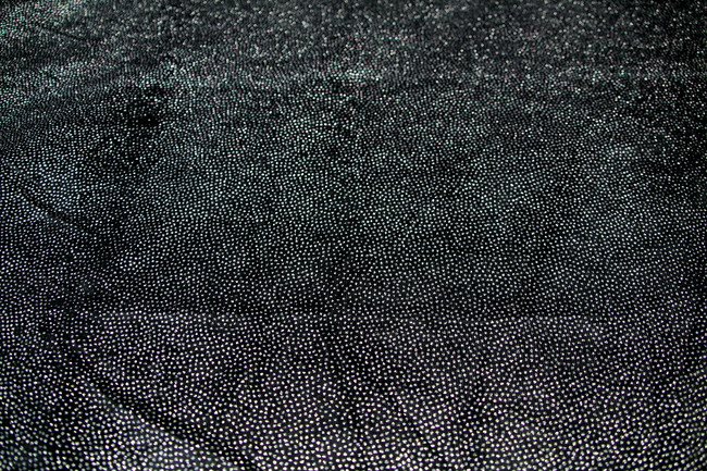 Silver Embossed Black Pin-Corduroy