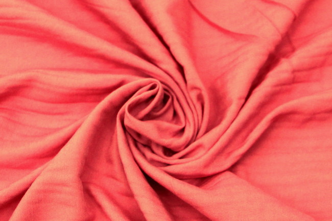 Bright Pink Plain Rayon - Extra Wide