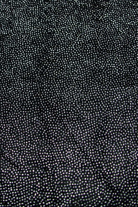 Silver Embossed Black Pin-Corduroy