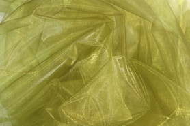 Green/Gold Organza