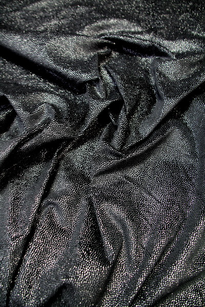 Silver Embossed Black Pin-Corduroy