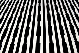 Graphic Stripes Stretch Cotton