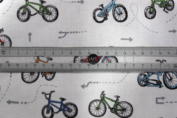 On Two Wheels Premium Printed Cotton New Image