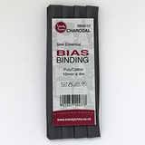 Charcoal Grey Bias Binding