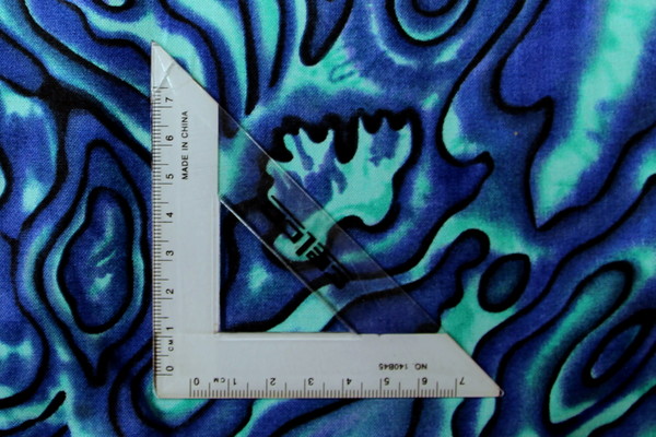 Aqua & Royal Paua Shell Kiwiana Cottons