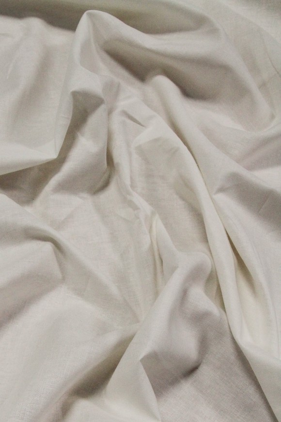 10 Metre BULK DEAL! Ivory Lightweight Linen Rayon Blend