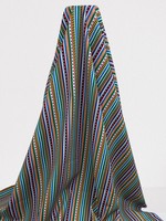 Construction Zone Heavy Machines Road Markings Stripes Printed Cotton