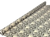 Viscose Black City Scape