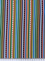 Construction Zone Heavy Machines Road Markings Stripes Printed Cotton