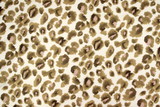 Leopard Print In Golden Tones Printed Bamboo Cotton Blend