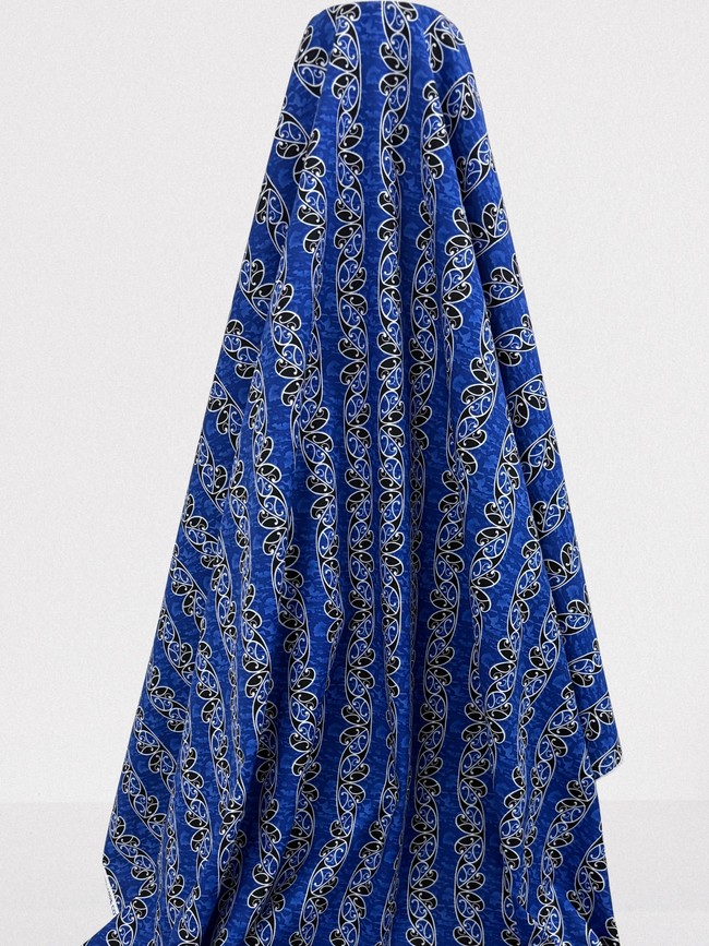 Blue Koru Design Kiwiana Cotton