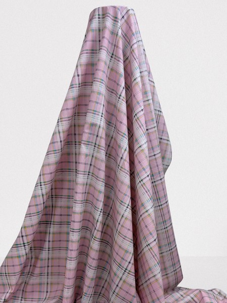 Pale Pink Tarten Polished Cotton
