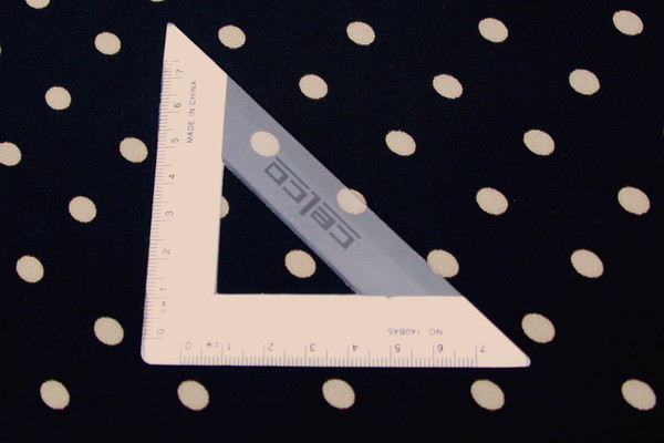 Black with Stone Spots Printed Chiffon