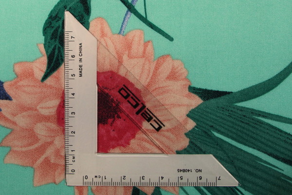 Sunflowers on Mint Green Printed Rayon