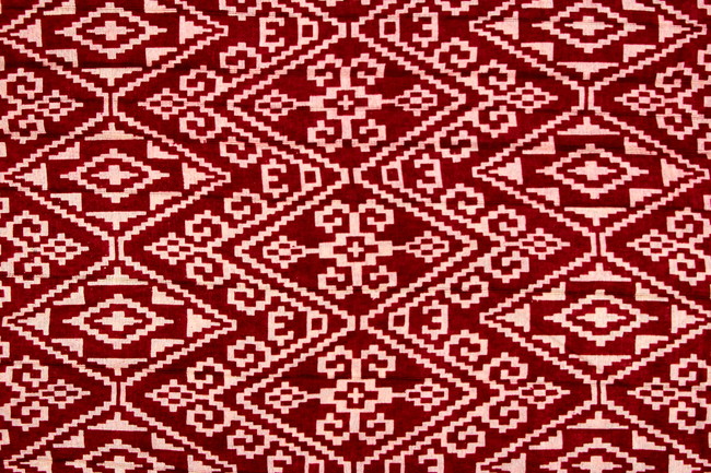 Deep Red & Gold Saree with Blouse