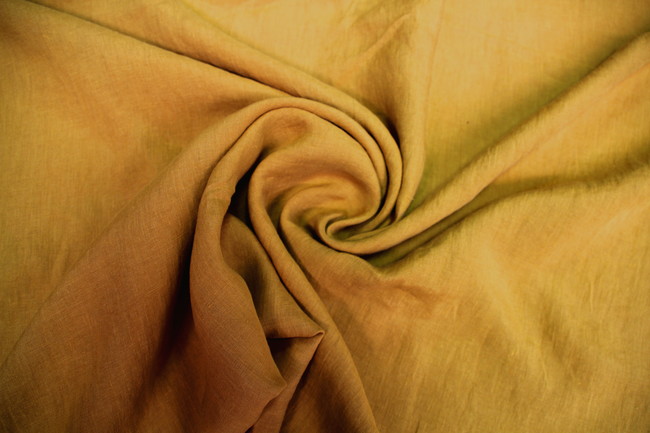 Goldenrod Sand-Washed Linen