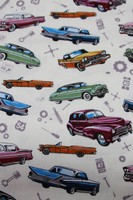 Classics on Cream Printed Kiwiana Cotton