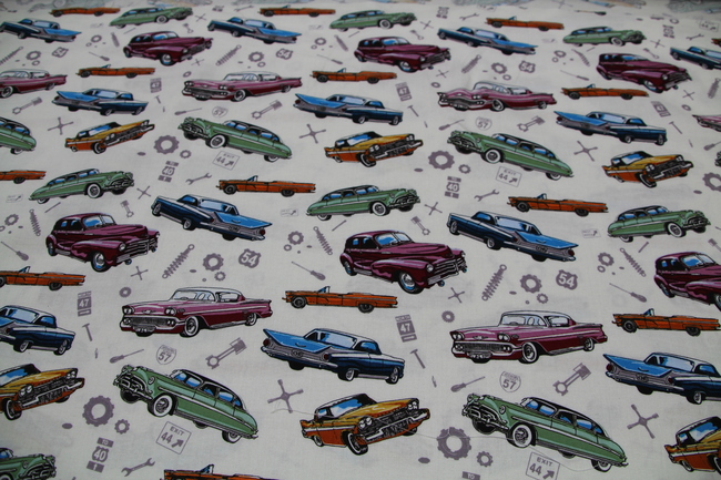 Classics on Cream Printed Kiwiana Cotton