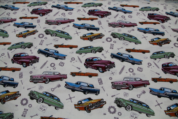 Classics on Cream Printed Kiwiana Cotton