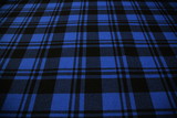 Royal & Black Checked Wool Blend New Image