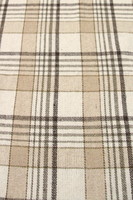 Creamy Checks Wool Blend