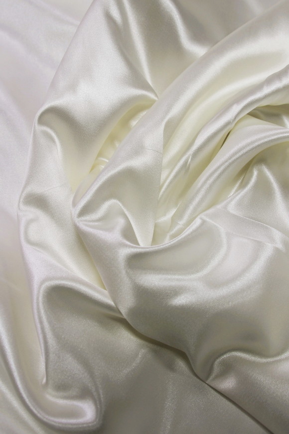 Ivory Satin Lining