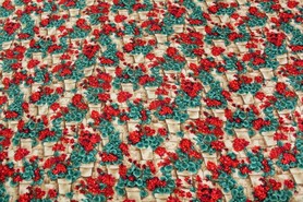 Pretty Flowerpots Printed Cotton