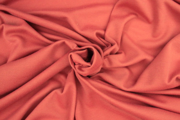 Watermelon Pink Marle Double Jersey Interlock Knit