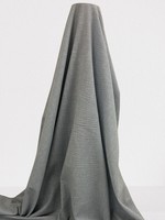 Pale Blue Denim & Ivory Micro Striped Linen Cotton Shirting