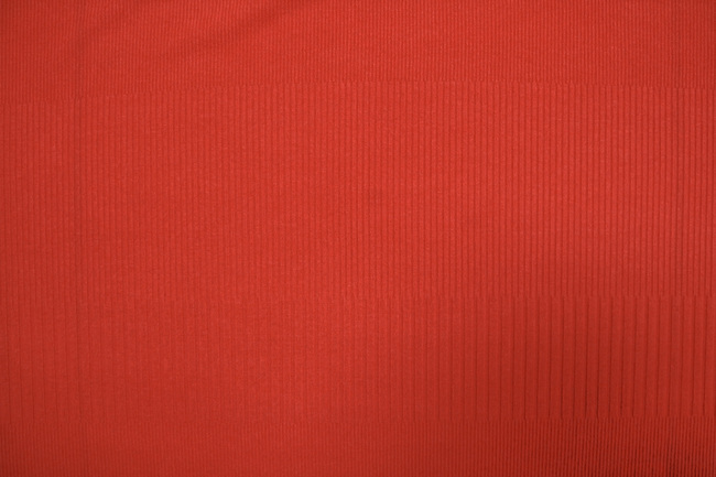Red Knitted Rib