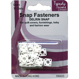 Snap Fastener 9mm x 15 Delrin