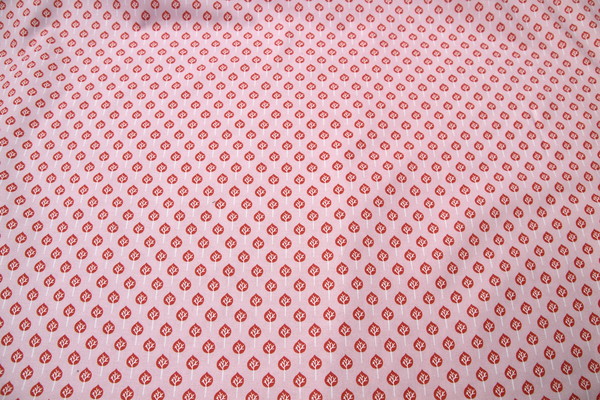 Tiny Trees on Pink Cotton New Image