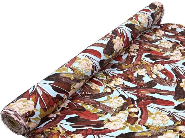 Autumn Rose on Rayon