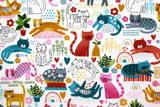  Whiskers Kitty Pals Printed Premium Cotton
