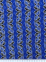 Blue Koru Design Kiwiana Cotton
